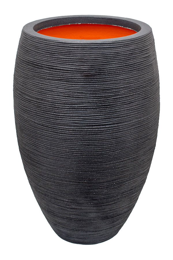 Capi Nature Rib NL Vaas Elegant Deluxe Zwart