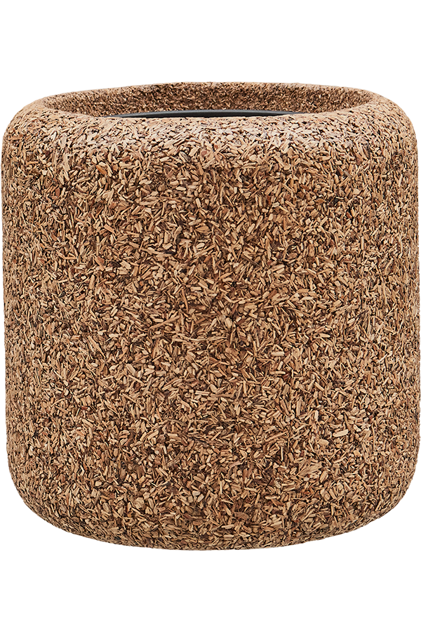 Baq Naturescast Cylindre Gris (avec bac intérieur)