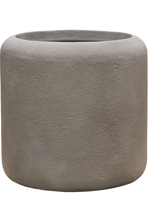 Baq Nucast Cylindre Gris Éléphant (avec bac intérieur)