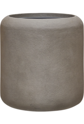 Baq Nucast Cylindre Gris Éléphant (avec bac intérieur)