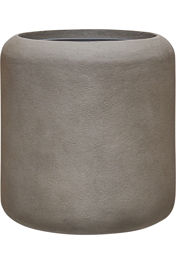 Baq Nucast Cylindre Gris Éléphant (avec bac intérieur)