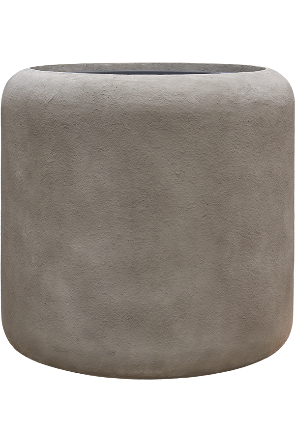 Baq Nucast Cylindre Gris Éléphant (avec bac intérieur)