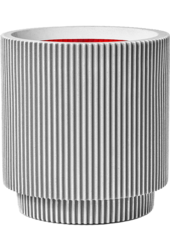 Capi Nature Groove NL Vase Cylindre Noir