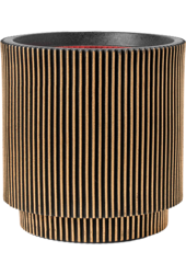 Capi Nature Groove NL Vase Cylindre Noir