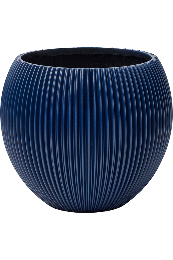 Capi Nature Groove Vase Boule Noir Intense