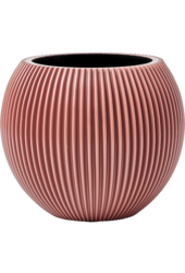 Capi Nature Groove Vase Boule Noir Intense