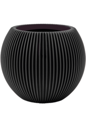 Capi Nature Groove Vase Boule Noir Intense