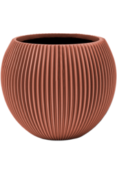 Capi Nature Groove Vase Boule Noir Intense