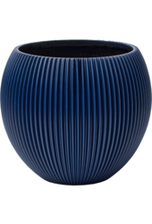 Capi Nature Groove Vase Boule Noir Intense