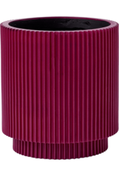 Capi Nature Groove Vase Cylindre Noir Intense