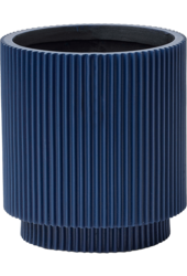 Capi Nature Groove Vase Cylindre Noir Intense