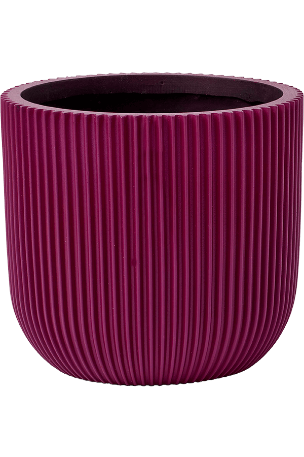 Capi Nature Groove Pot Bol Zwart