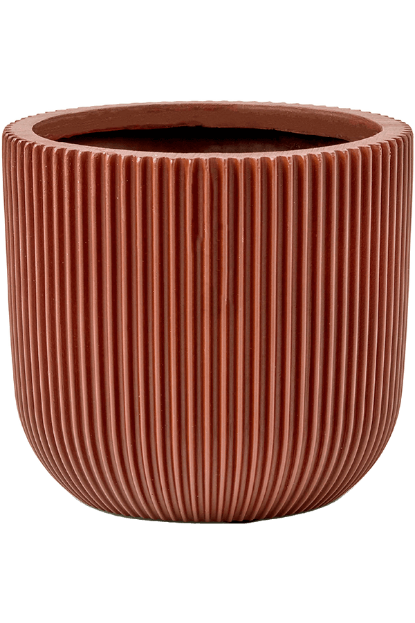 Capi Nature Groove Pot Bol Zwart