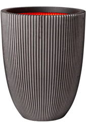 Capi Nature Groove NL Vaas Elegant Laag Zwart Goud