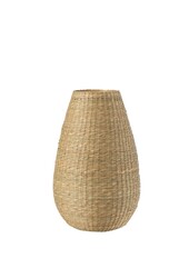 J-Line vaas Large Decoratief - zeegras/bamboe - naturel - 46 cm hoog