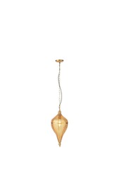 J-Line hanglamp Druppel - metaal - goud - small