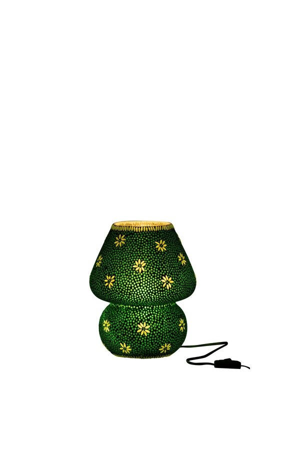 J-Line lamp Bram - glas - groen - medium