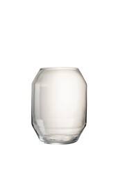 J-Line vaas Lilou - glas - transparant - large - 40.00 cm hoog