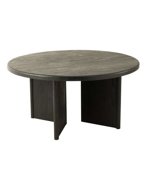 J-Line J-Line tafel Rond Teak - hout - zwart