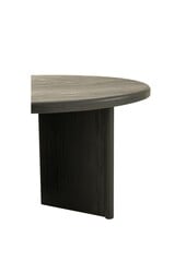 J-Line tafel Rond Teak - hout - zwart