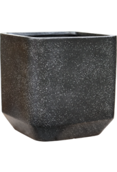Baq Terrazzo Rounded Cube Black