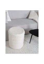 Pouf Rosa Naturel 53 x ø43 cm