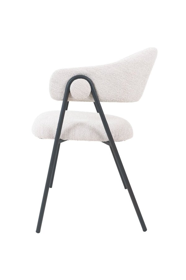 Chaise de salle à manger Lio Ivoire