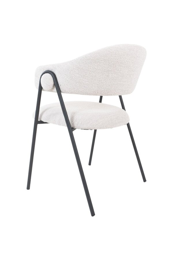 Chaise de salle à manger Lio Ivoire