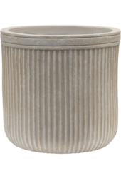 Baq Cylindre à Côtes Verticales Beige