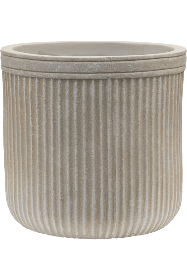 Baq Cylindre à Côtes Verticales Beige