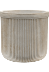 Baq Cylindre à côtes verticales Beige