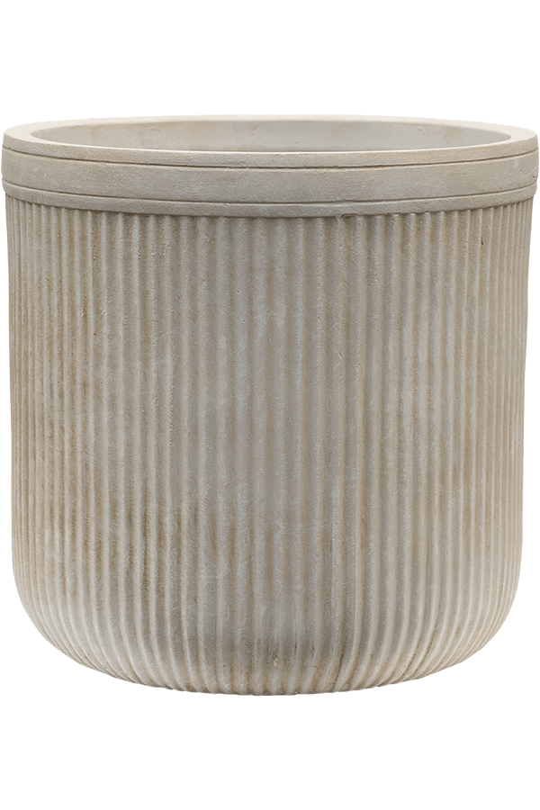 Baq Cylindre à côtes verticales Beige
