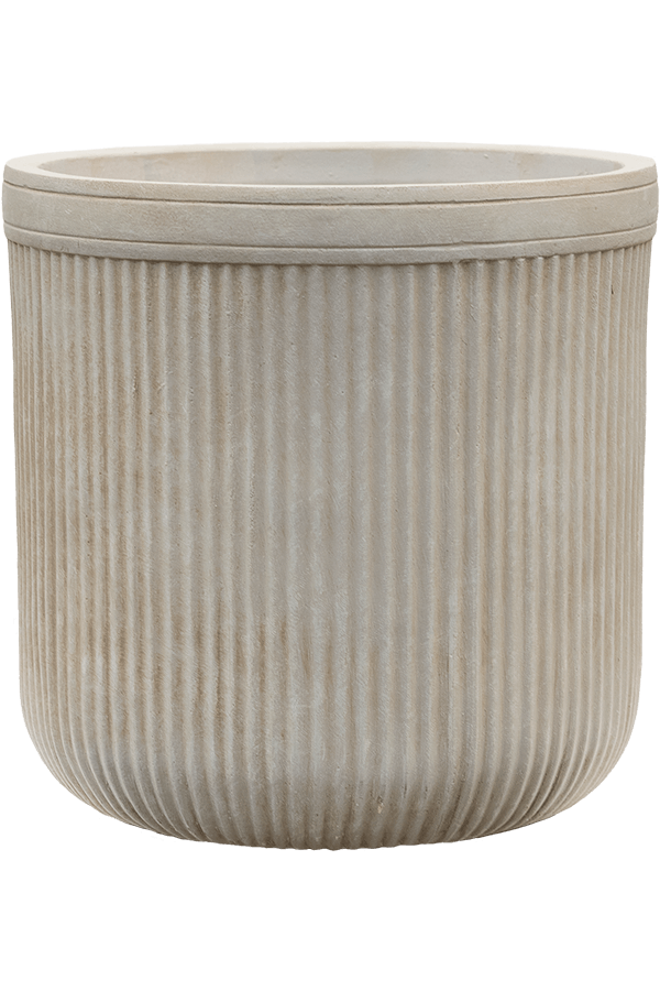 Baq Cylindre à Côte Verticale Beige