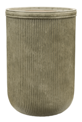 Baq Cylindre à Côtes Verticales Vert