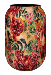 Designed By Lammie Pot Rose Rouge