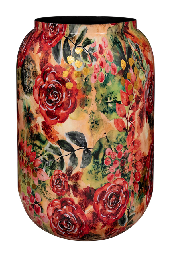 Designed By Lammie Pot Rose Rouge