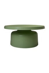 Salontafel Mara - 75x75x35 - lichtgroen - Gepoedercoat metaal