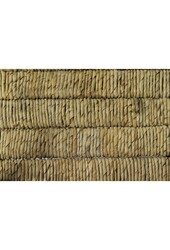 Eetkamerstoel Delilah - 50x41x78 - Naturel/Zwart - Mahonie/bananenblad