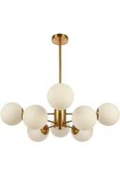 Hanglamp Gina White Gold 8-Licht