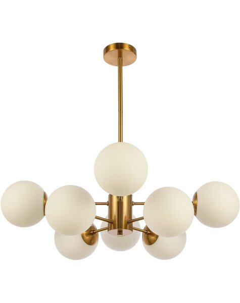 Luxury Living Hanglamp Gina White Gold 8-Licht