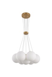 Hanglamp Jenna White Gold 7-Licht