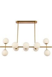 Suspension Chrintine Blanc Or