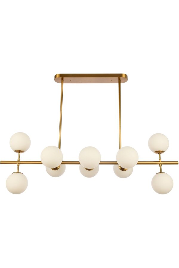 Suspension Chrintine Blanc Or