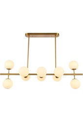 Suspension Chrintine Blanc Or