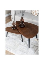 Table basse Jamal – Bois de manguier Espresso – Lot de 2