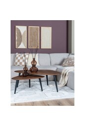 Table basse Jamal – Bois de manguier Espresso – Lot de 2