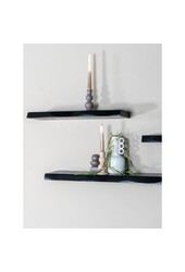 Étagère murale Pure Bois de manguier noir 100 cm