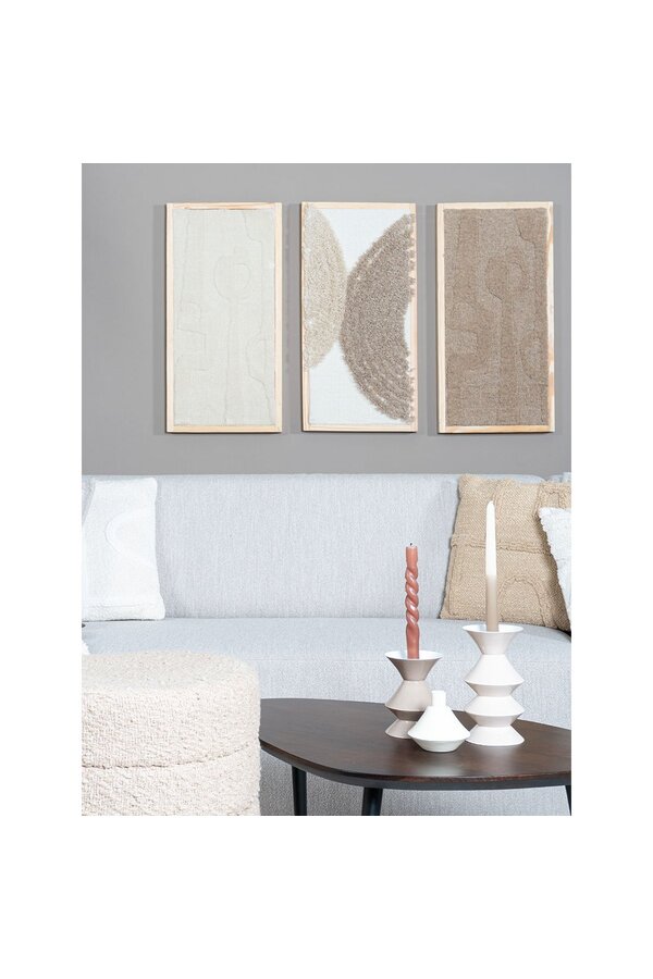 Décoration murale Devin Naturel – Wool Hanging 40 x 80 cm