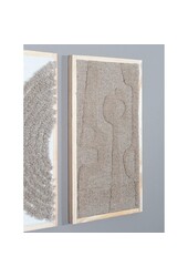 Wanddecoratie Devin Beige – Wool Hanging 40 x 80 cm