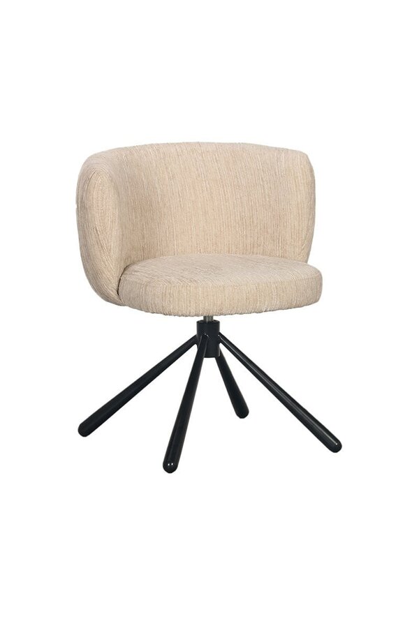 Shell Draaistoel Naturel